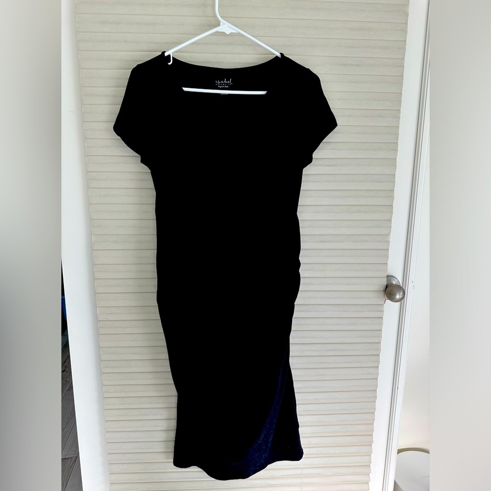 Isabel Maternity by Ingrid & Isabel, Target Black Short Sleeve Essential Dress